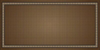 Woven Background Mat Brown Frame vector