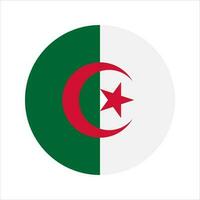 Ilustración simple de la bandera de Argelia para el día de la independencia o las elecciones vector