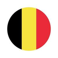 Belgium flag simple illustration for independence day or election vector