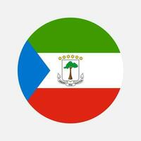 Equatorial Guinea flag simple illustration for independence day or election vector