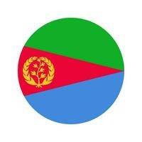 Eritrea flag simple illustration for independence day or election vector