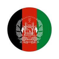 Afghanistan flag simple illustration for independence day or election vector