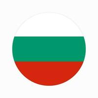 Bulgaria flag simple illustration for independence day or election vector