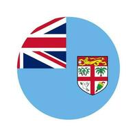 ilustración simple de la bandera de fiyi para el día de la independencia o las elecciones vector