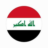 Ilustración simple de la bandera de irak para el día de la independencia o las elecciones vector