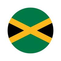 ilustración simple de la bandera de jamaica para el día de la independencia o las elecciones vector