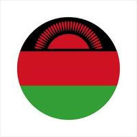 Malawi flag simple illustration for independence day or election vector