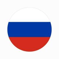 Russian flag simple illustration for independence day or election vector