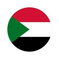 Sudan flag simple illustration for independence day or election vector