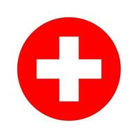 Switzerland flag simple illustration for independence day or election vector