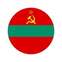 ilustración simple de la bandera de transnistria para el día de la independencia o las elecciones vector