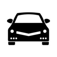 icono de coche en estilo plano icono de tráfico simple vector