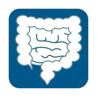 Intestines icon in trendy flat style. Symbol for your web site design, logo, app, UI vector