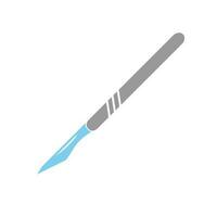 Medical scalpel icon. Hospital surgery knife sign illustration vector