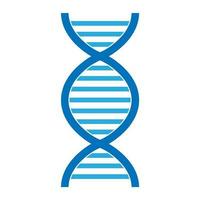 Medical scientific twisted helix structure abstract model of dna genes vector