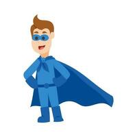 Super animal in colorful superhero costumes, funny children characters cartoon vector Illustration.