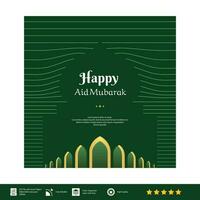 Ramadan greeting card design, in a fun design style vector