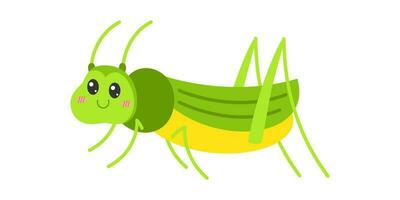 linda dibujos animados insectos con simpático caras ilustración. linda loco y insectos dibujos animados caracteres. vector volador y gateando animales conjunto