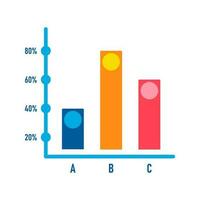 Presentation business infographic template with 5 options or steps. Modern infographic design template. Creative concept of five stages of business project vector