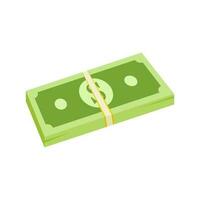 Vector illustration of US Dollar currency. Dollar money cash icon, cash register, money payment, dollar sign.