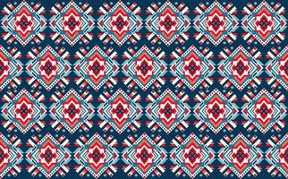 Geometric ethnic oriental ikat seamless pattern traditional Design for background,carpet,wallpaper,clothing,wrapping,batik,fabric,vector illustration. embroidery style. vector