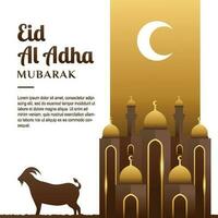 Eid Al Adha Islamic Illustration event-02 vector