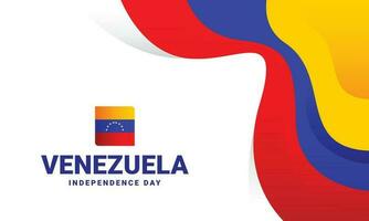 Venezuela Independence day event celebrate vector