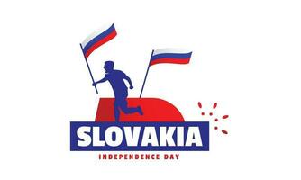 Slovakia Independence day event celebrate vector