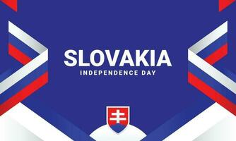 Slovakia Independence day event celebrate vector