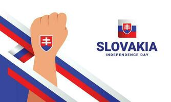 Slovakia Independence day event celebrate vector