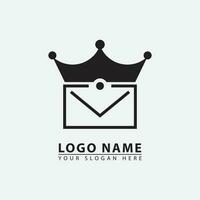 modern king letter logo icon. vector