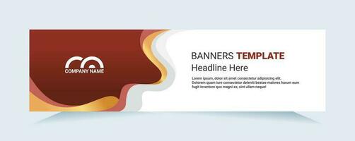 Red abstract banner. Modern vector for needs cards and banners. Vector illustration