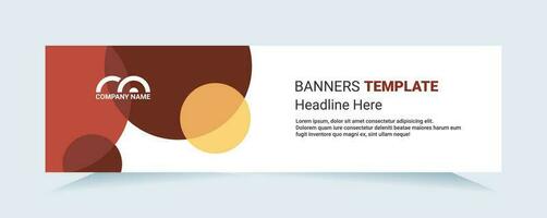 Red abstract banner. Modern vector for needs cards and banners. Vector illustration