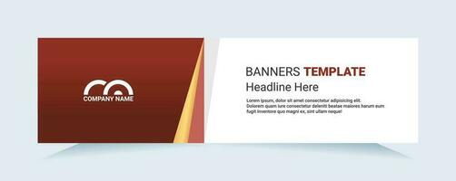 Red abstract banner. Modern vector for needs cards and banners. Vector illustration