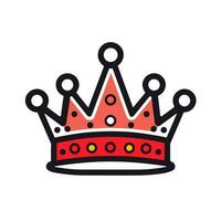 A Symbol of Power An Image of a Majestic and Regal Crown Logo vector