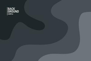 Abstract background in gray colors. Fluid banner template vector illustration.