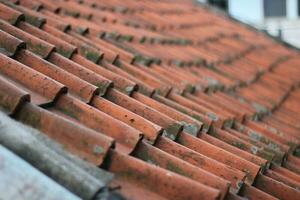 red tile that has been arranged photo