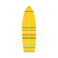 tabla de surf. playa conjunto para verano excursiones. vacaciones accesorios para mar vacaciones vector