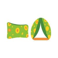 Inflatable cuffs. Beach set for summer trips. Vacation accessories for sea vacations. vector