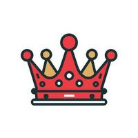 A Symbol of Power An Image of a Majestic and Regal Crown Logo vector