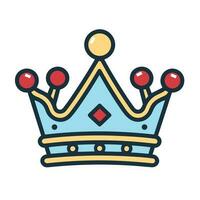 A Symbol of Power An Image of a Majestic and Regal Crown Logo vector