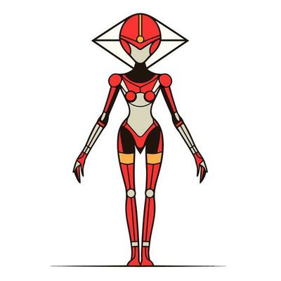 The Face of Evil An Image of a Dark and Dangerous Female Alien Villain