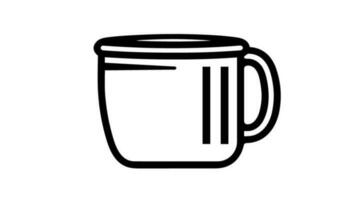 Caffeine Delight Unveiling the Irresistible Coffee Mug Icon for Your Design Projects vector