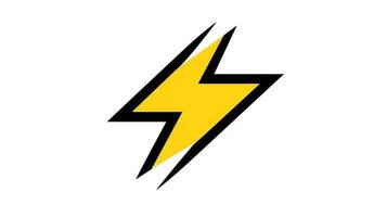 Power Unleashed Embrace the Electrifying Thunder Icon for Your Design Endeavors vector