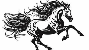 Majestic Equine Elegance Stunning Glass of Horse Banner Embracing the Spirit of Graceful Beauty vector