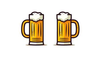 sorbo en estilo descubrir el tentador cerveza vaso icono para tu diseño inspiración vector