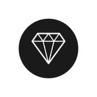 diamond icon for web and graphic design vector