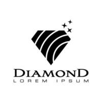 diamante vector logo modelo
