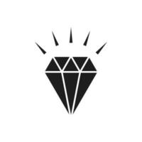 diamante icono para web y gráfico diseño vector