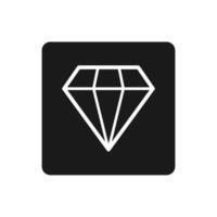 diamond icon for web and graphic design vector